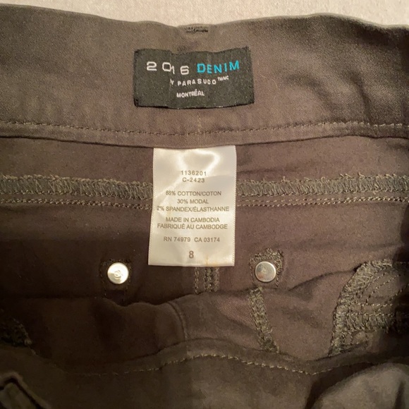 Parasuco Dark Green Pants - Picture 4 of 6